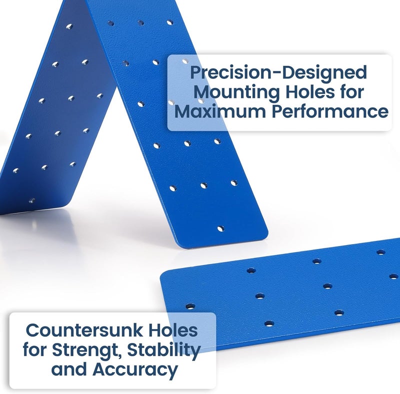 Harqa Blue Roof Anchor Bracket, Fall Arrest System – Connects to Wood Surfaces with Roofing Harness Safety Kit, ANSI OSHA Compliant, Durable Steel Adjustable Connector (Blue-Anchor) - Image 5